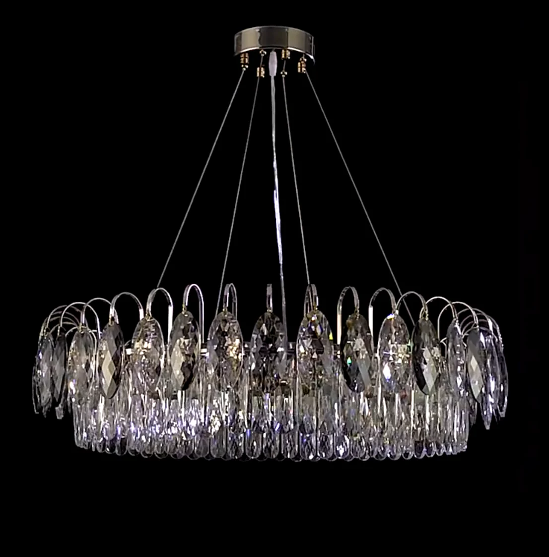 Luxurious K9 Crystal Chandelier Modern Ceiling Light Fixtures Set for Living Room/Dining Room - Image 18