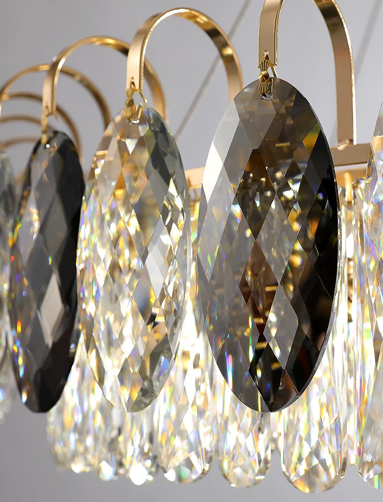 Luxurious K9 Crystal Chandelier Modern Ceiling Light Fixtures Set for Living Room/Dining Room - Image 21