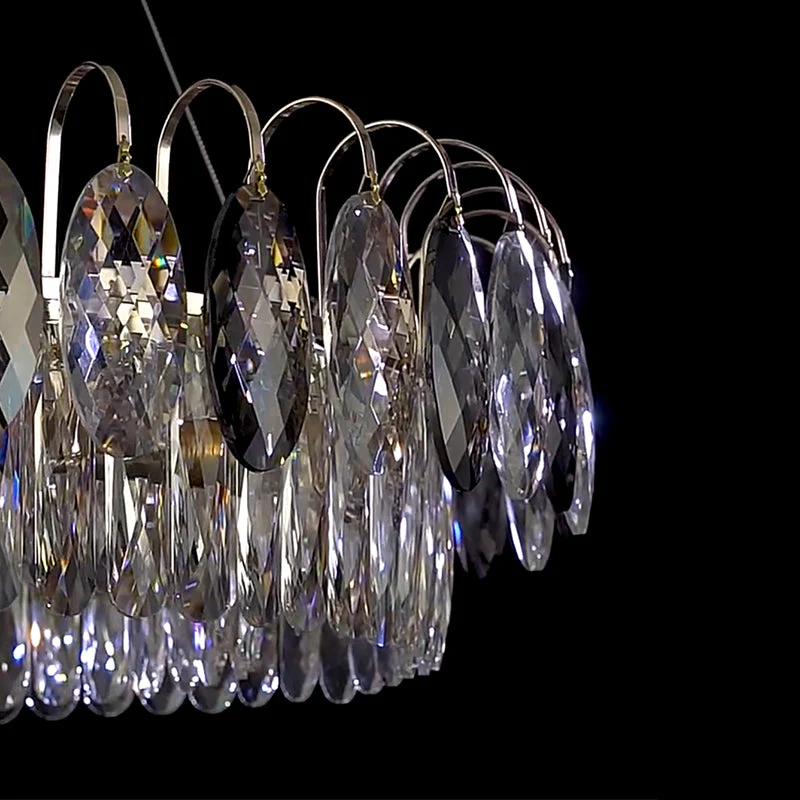 Luxurious K9 Crystal Chandelier Modern Ceiling Light Fixtures Set for Living Room/Dining Room - Image 23