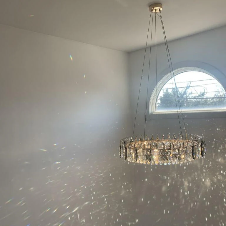 Luxurious K9 Crystal Chandelier Modern Ceiling Light Fixtures Set for Living Room/Dining Room - Image 3