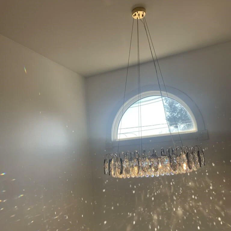 Luxurious K9 Crystal Chandelier Modern Ceiling Light Fixtures Set for Living Room/Dining Room - Image 4