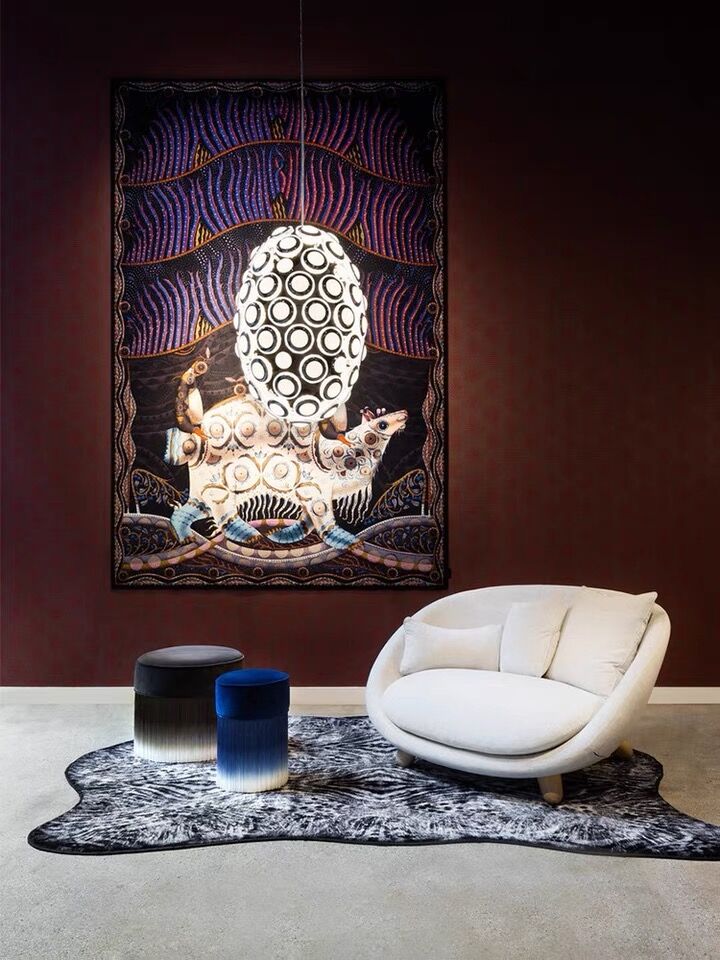 Modern Art Egg-shaped Chandelier Iconic Eyes LED Pendant Light For Dining Room/Living Room - Image 6