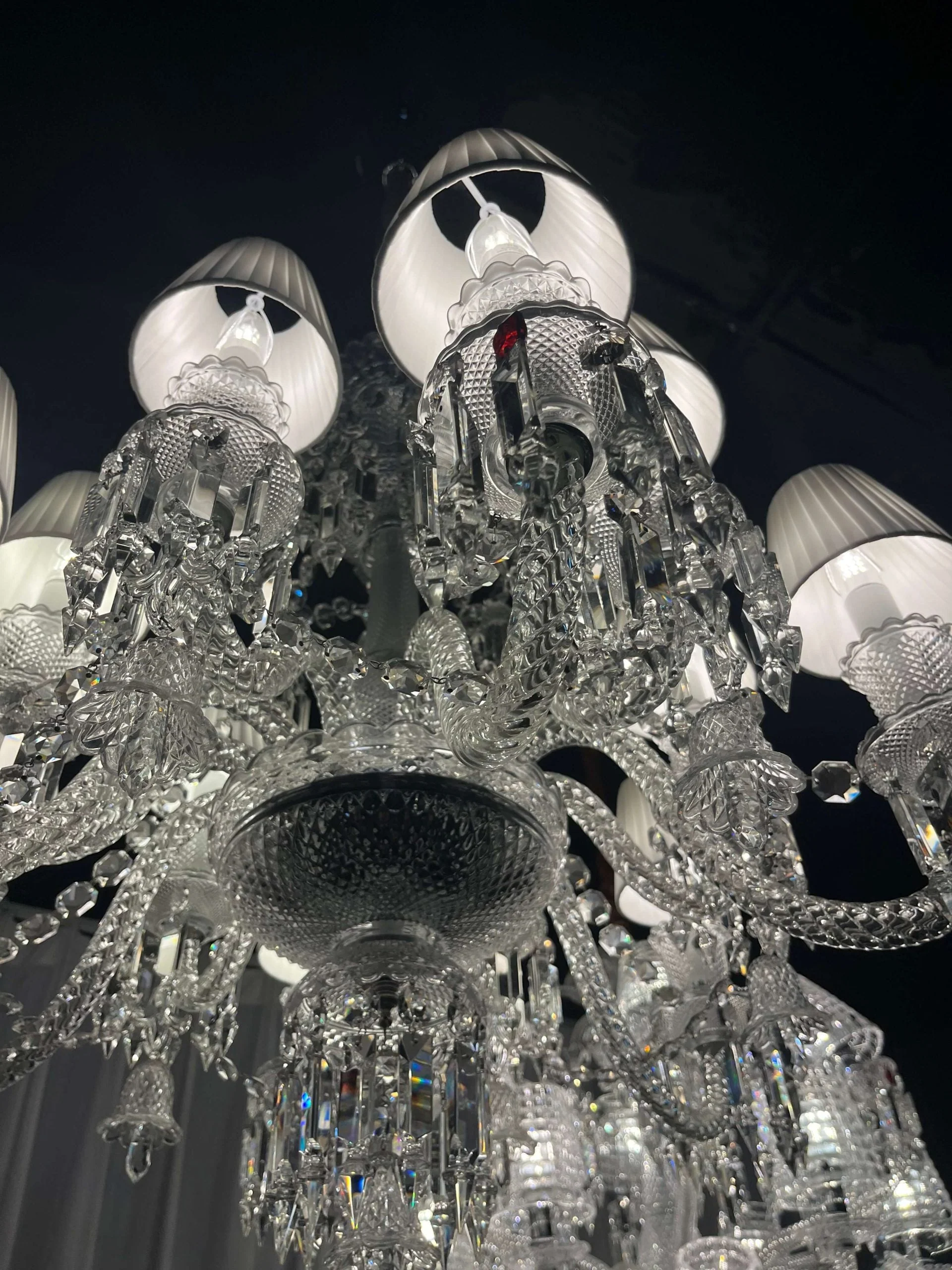 12 Lights Baccarat Zenith FLOU, JE TE VOIS FLOU CHANDELIER - Image 7