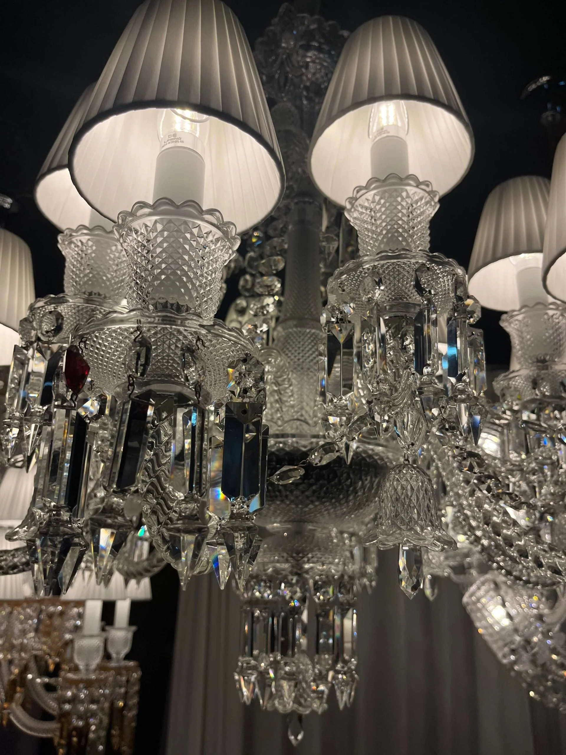 12 Lights Baccarat Zenith FLOU, JE TE VOIS FLOU CHANDELIER - Image 8