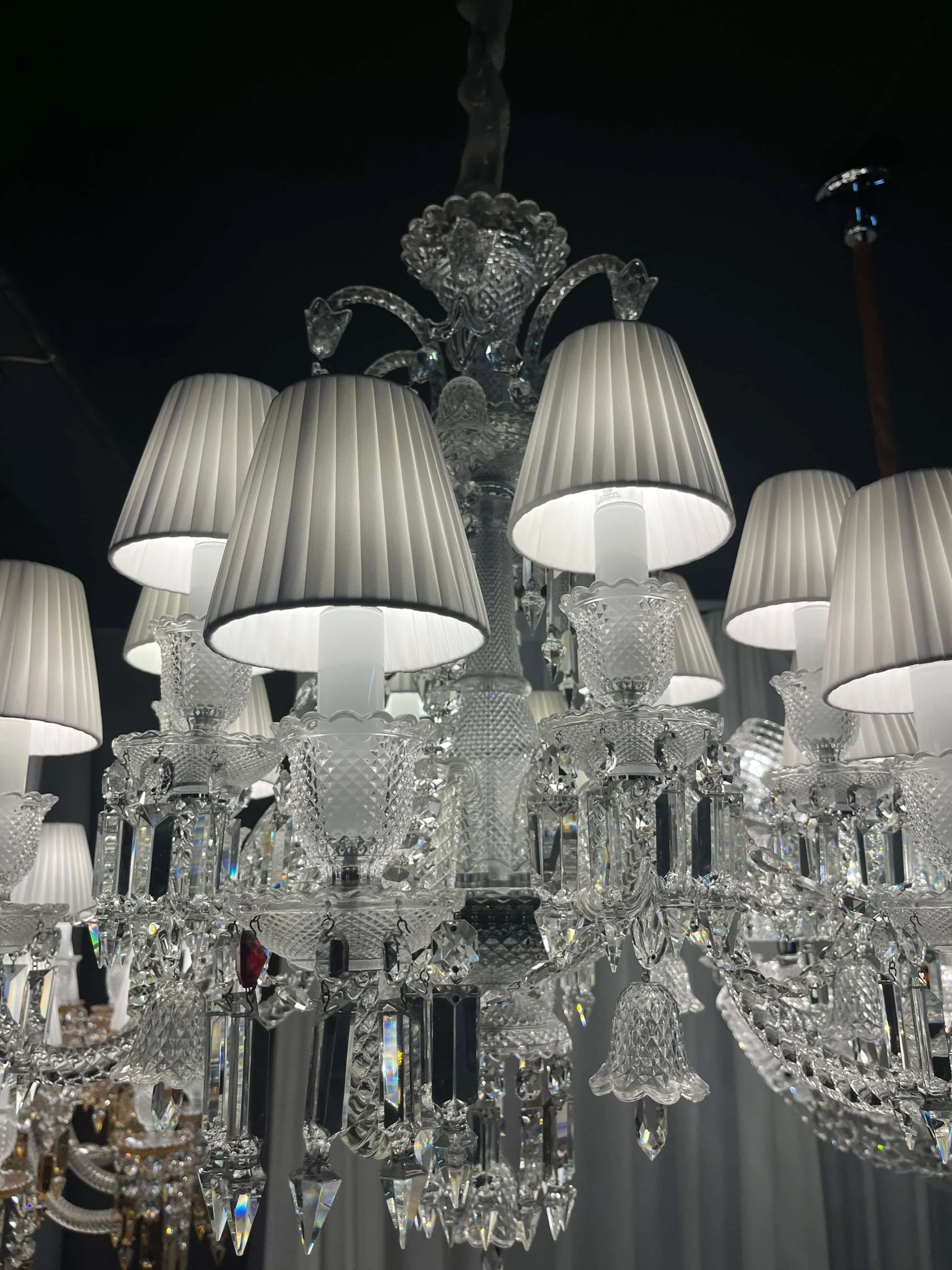 12 Lights Baccarat Zenith FLOU, JE TE VOIS FLOU CHANDELIER - Image 9