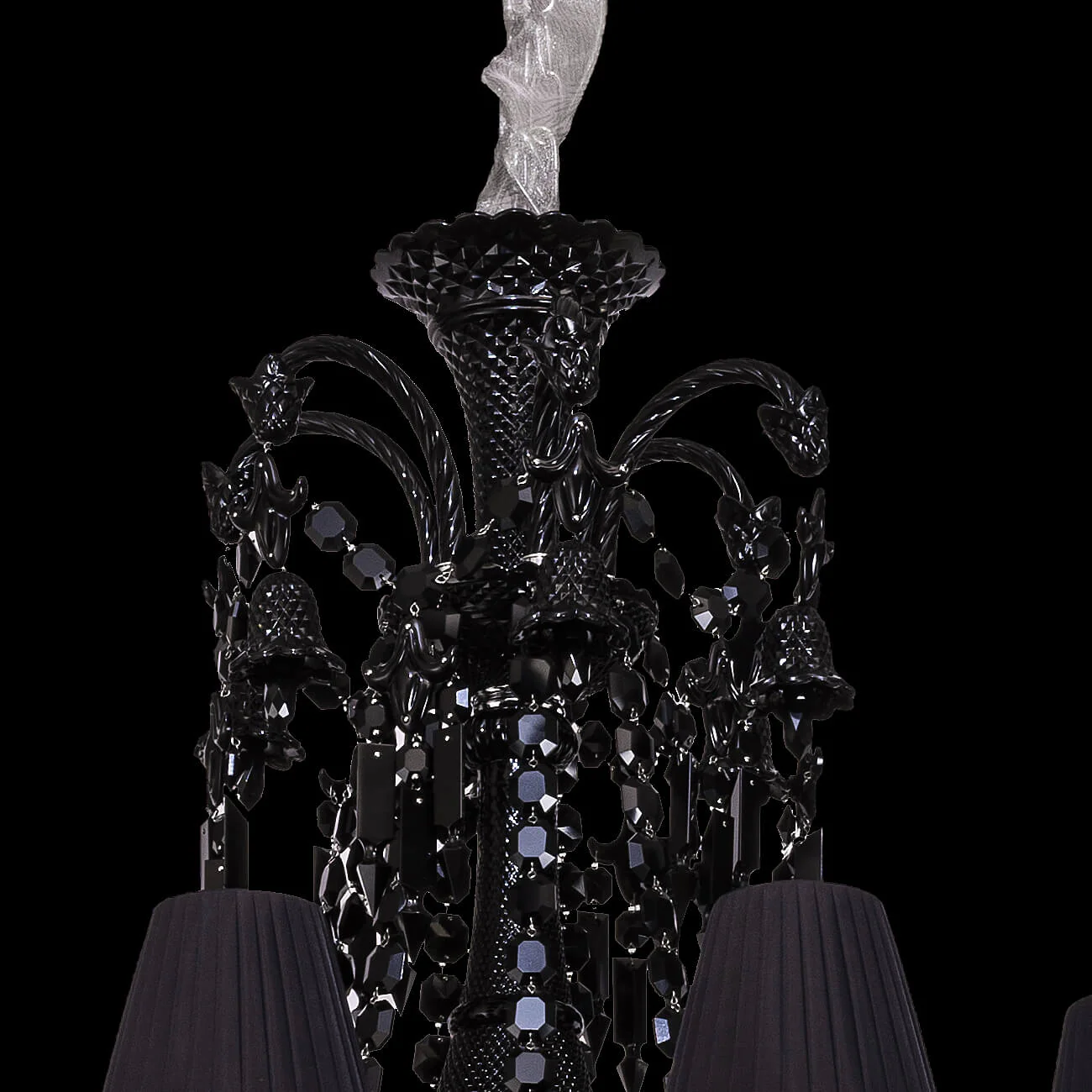 18 lights black baccarat chandelier - Image 3