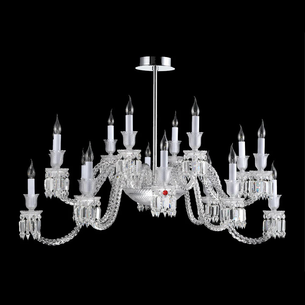 16 Lights Oval Bacara Crystal Lighting for Dining Room - Image 2