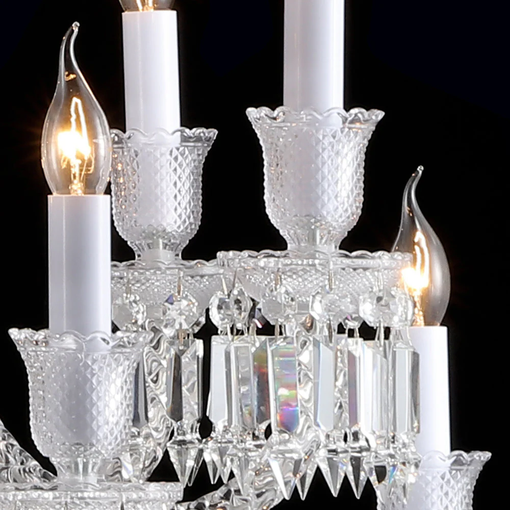 16 Lights Oval Bacara Crystal Lighting for Dining Room - Image 3