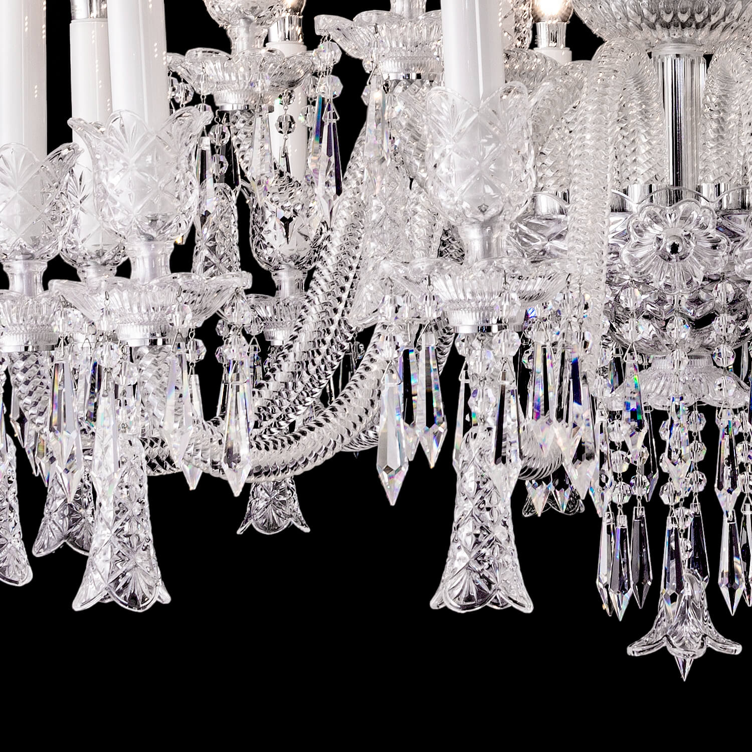 18 lights crystal bell baccarat chandelier - Image 3