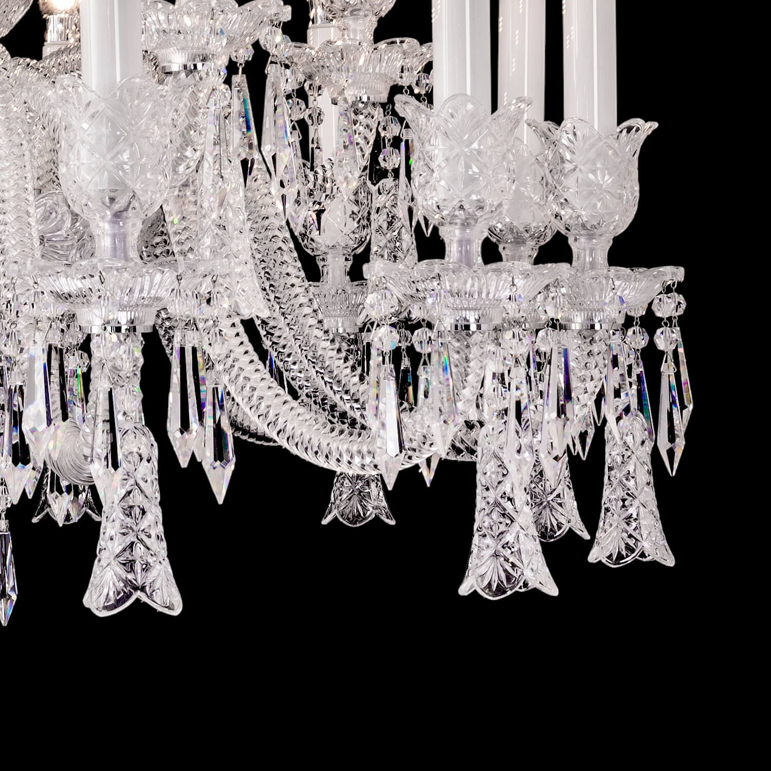 18 lights crystal bell baccarat chandelier - Image 4