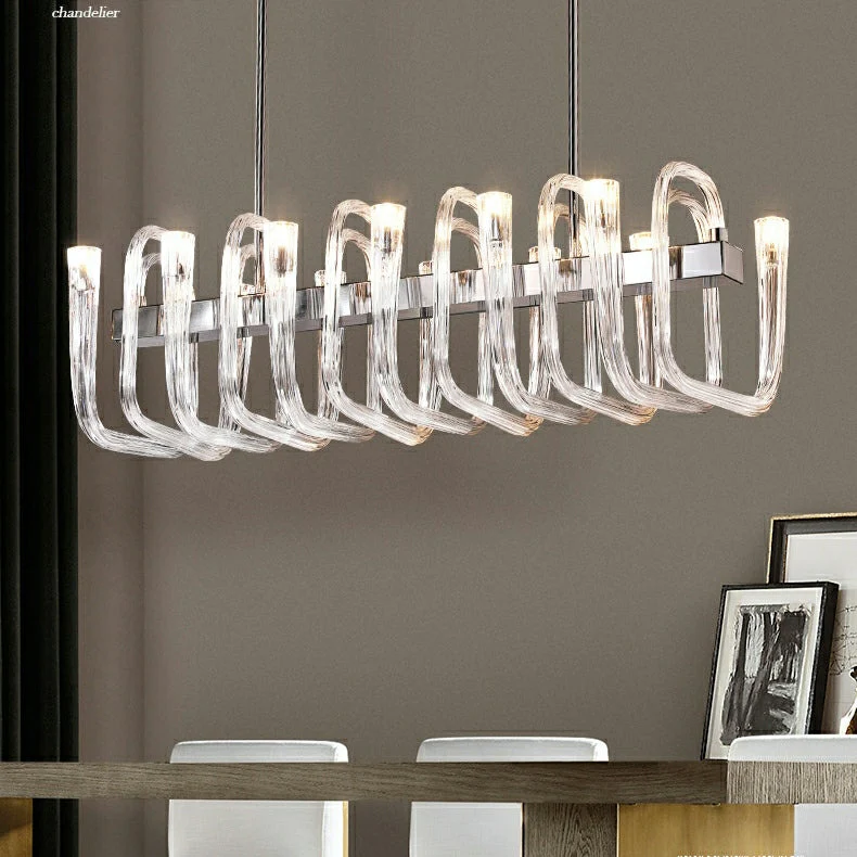 Fashion 12/ 16/ 32 Lights Glass Chandelier Classic Candle Style Ceiling Light Fixture For Living/ Dining Room Decoration - Image 2