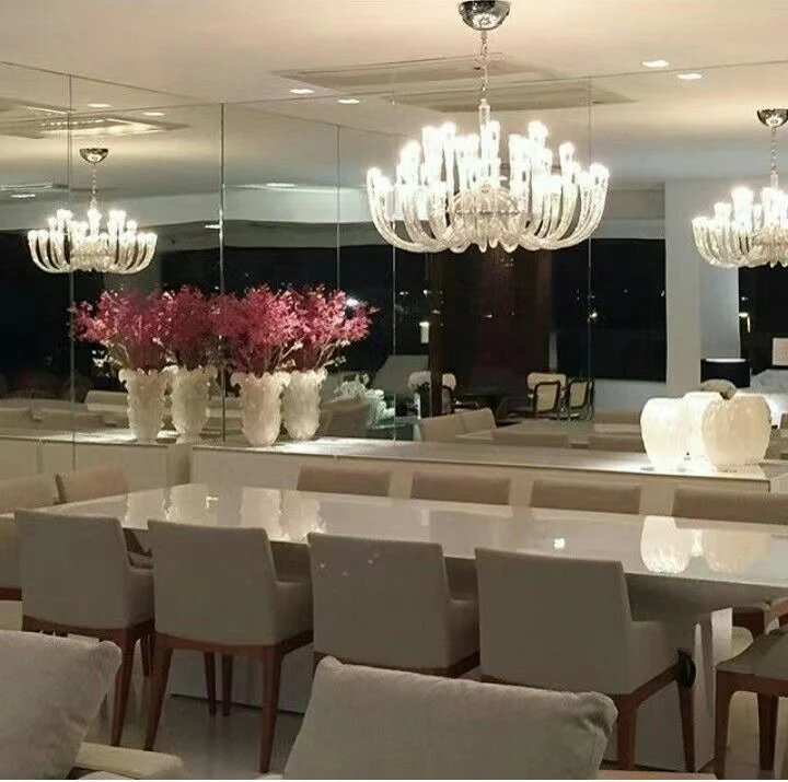 Fashion 12/ 16/ 32 Lights Glass Chandelier Classic Candle Style Ceiling Light Fixture For Living/ Dining Room Decoration - Image 7