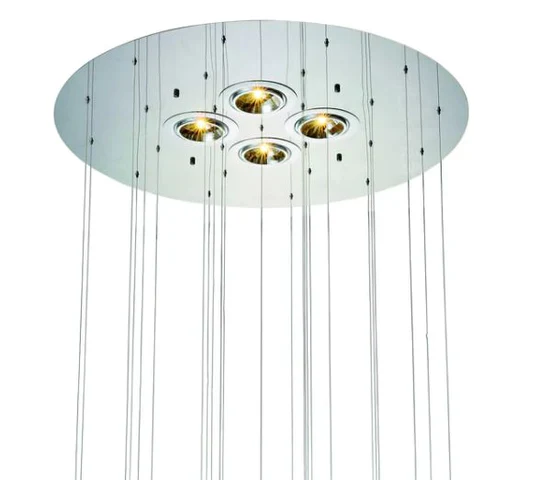 French Romantic Candle Crystal Chandelier White Modern Art Creative Pendant Light For Living Room/Dining Room/Bedroom - Image 8