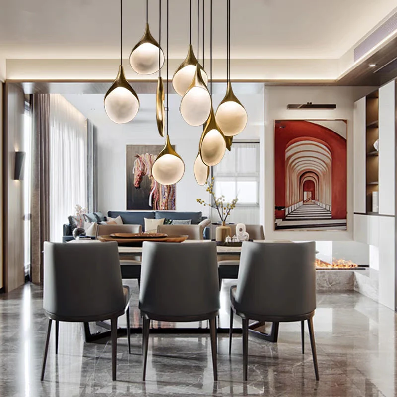 Aesthetic Minimalism  Contemporary Chandelier - Image 6