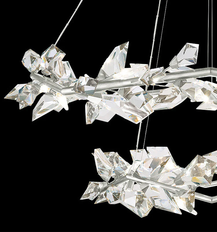 Addison 55" Round Crystal Chandelier - Image 4
