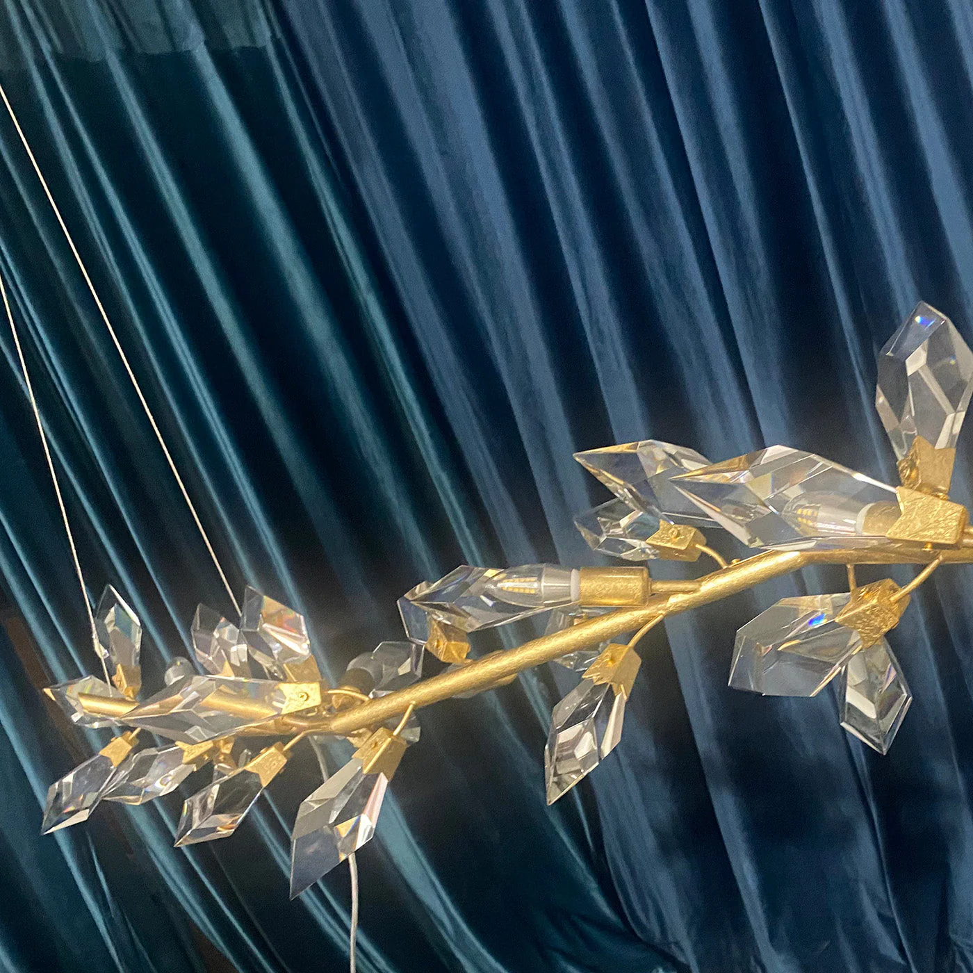 Addison 63.5“ Linear Crystal Chandelier - Image 5
