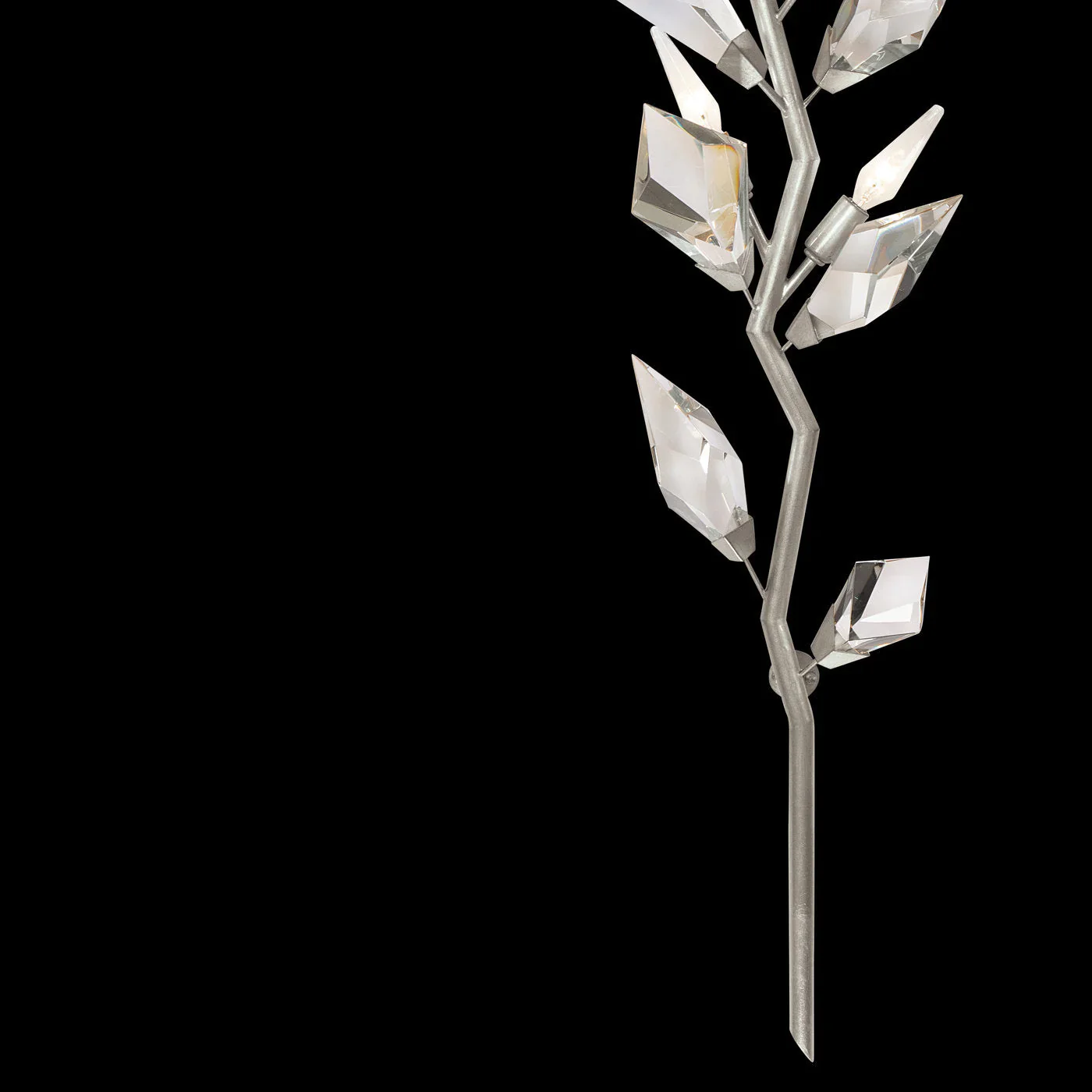 Addison 58" Gold&Silver Crystal Sconce - Image 5