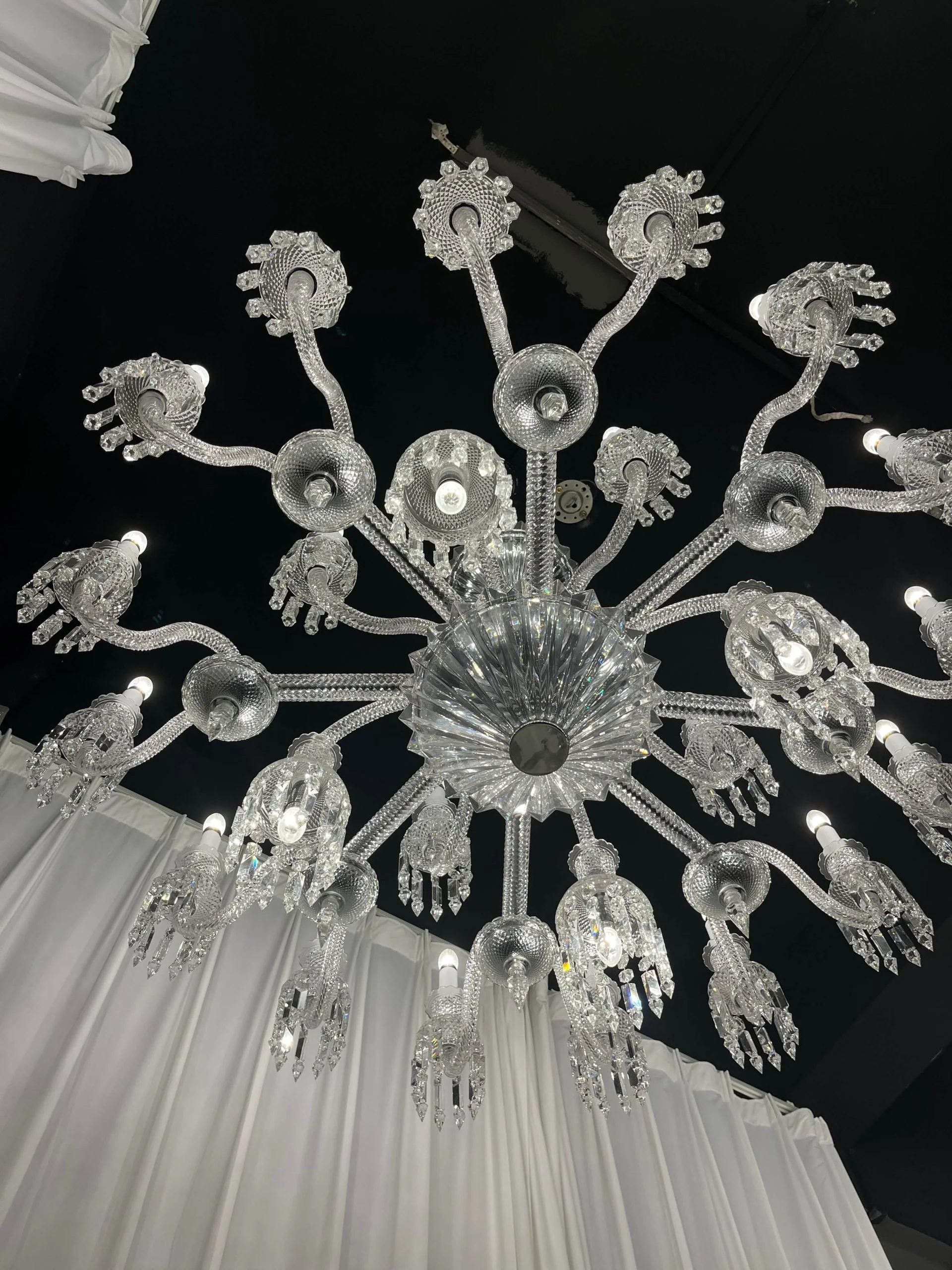 24 Lights Baccarat Paris Chandelier - Image 3