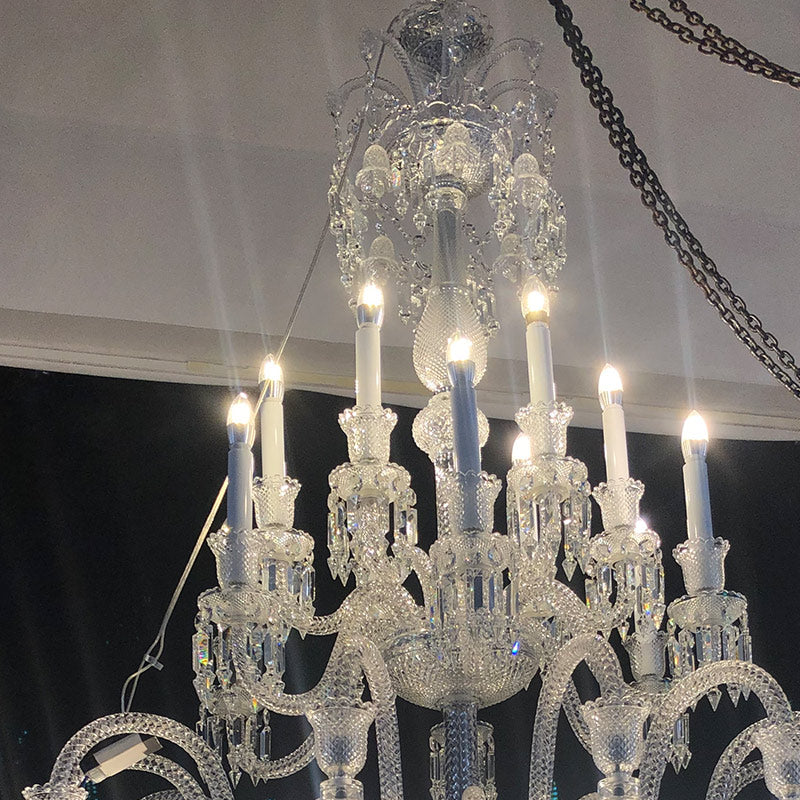36 Lights Bacara Solstice Chandelier Clear Big Baccarat Lighting - Image 3