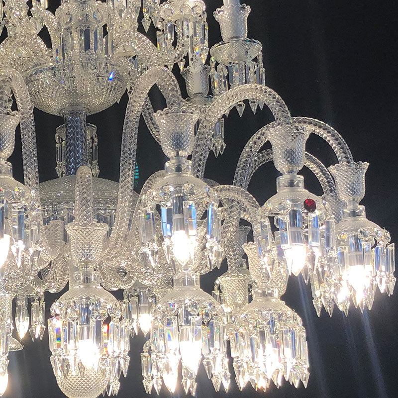 36 Lights Bacara Solstice Chandelier Clear Big Baccarat Lighting - Image 4