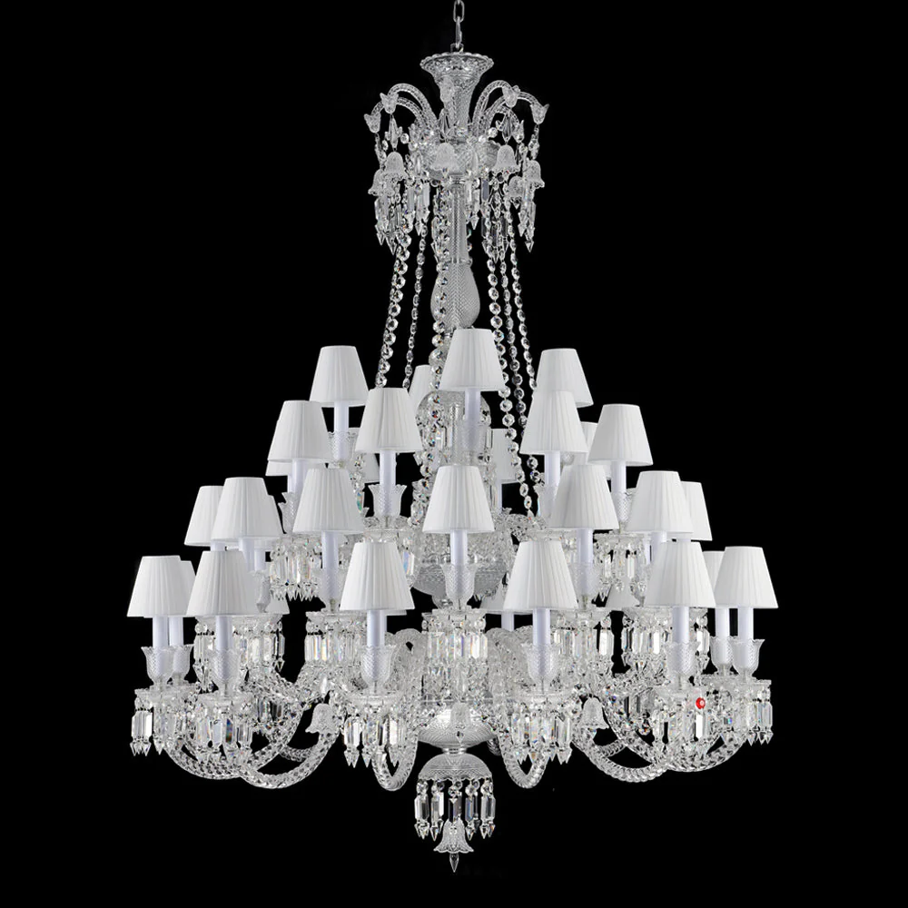 36 Lights Bacara Crystal Lighting with Lampshades - Image 3