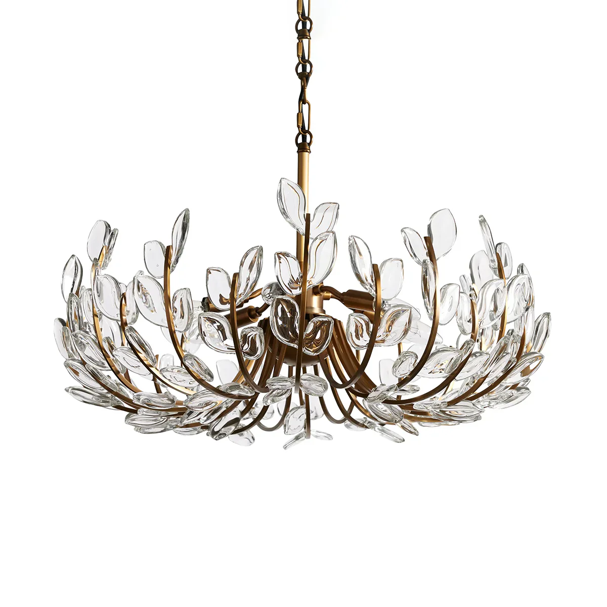 Adela Glass Petal 6 Light Chandelier - Image 7