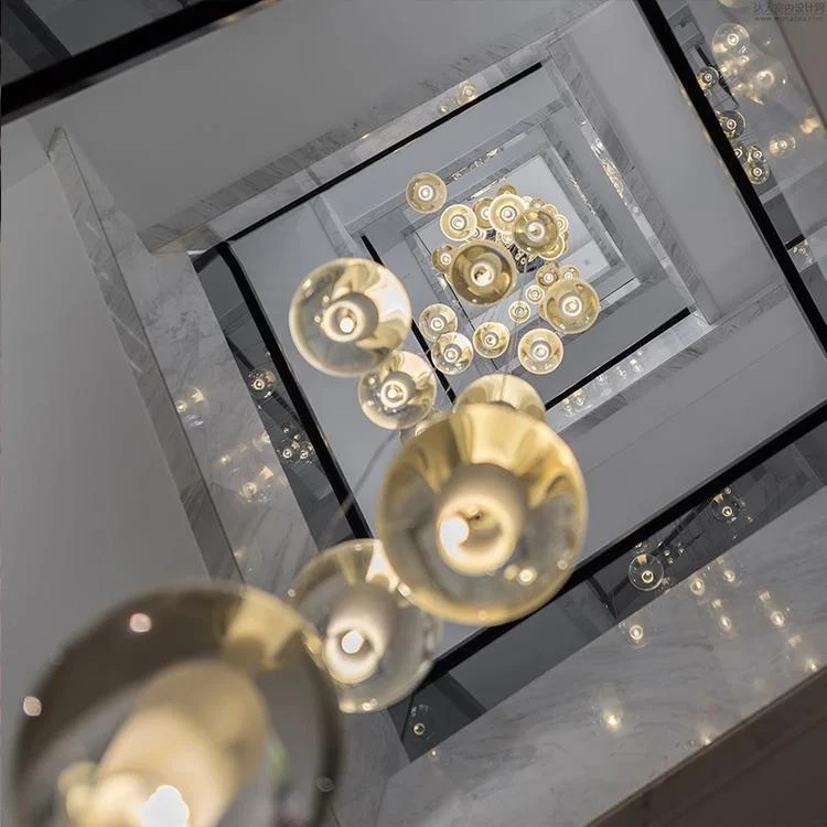 Adonis Suspension Water Drop Chandelier( 43-Light customized) - Image 11