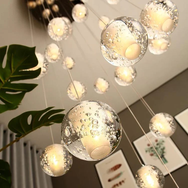 Adonis Suspension Water Drop Chandelier( 43-Light customized) - Image 8