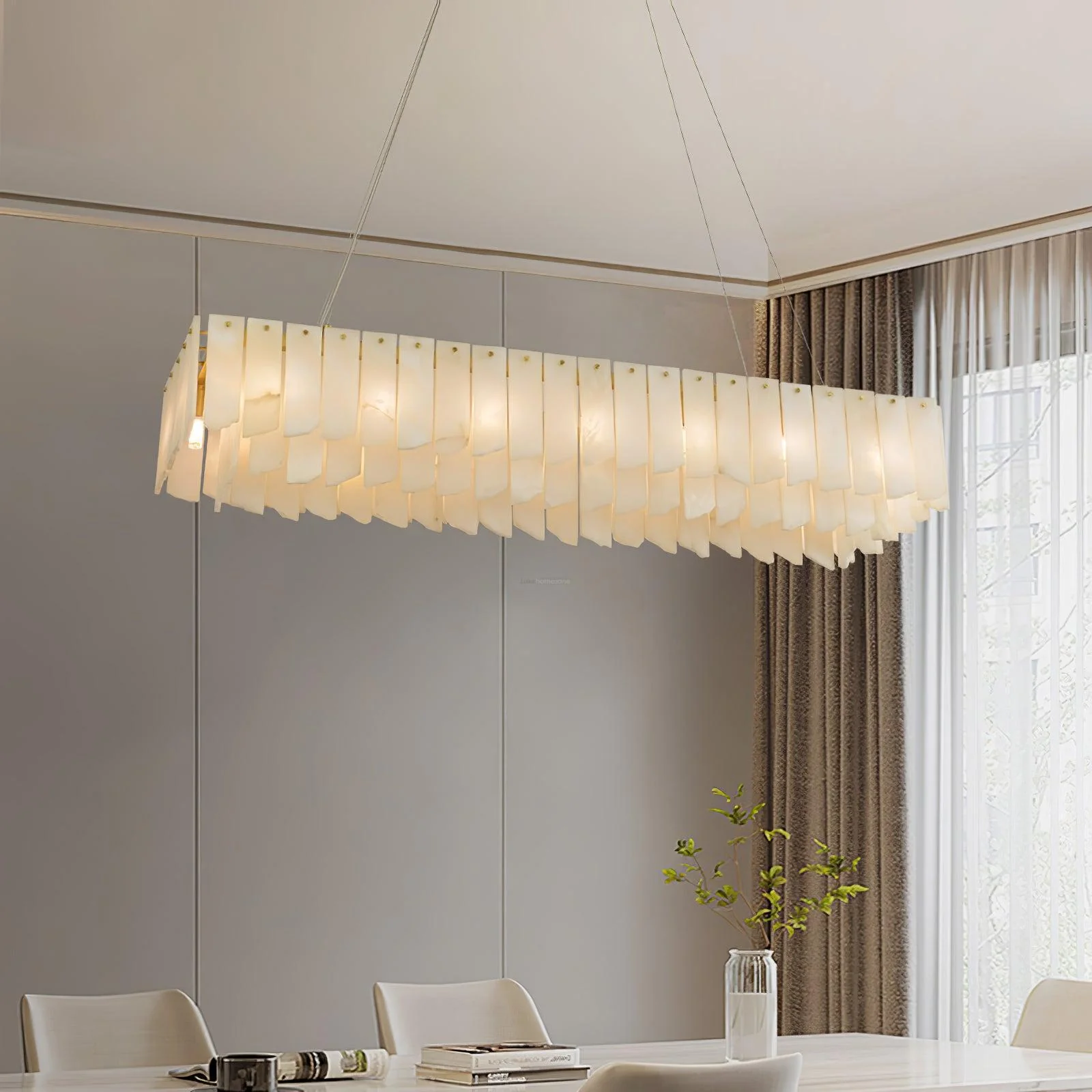 Alabaster Cascade Tiered Chandelier 27.6 - Image 12