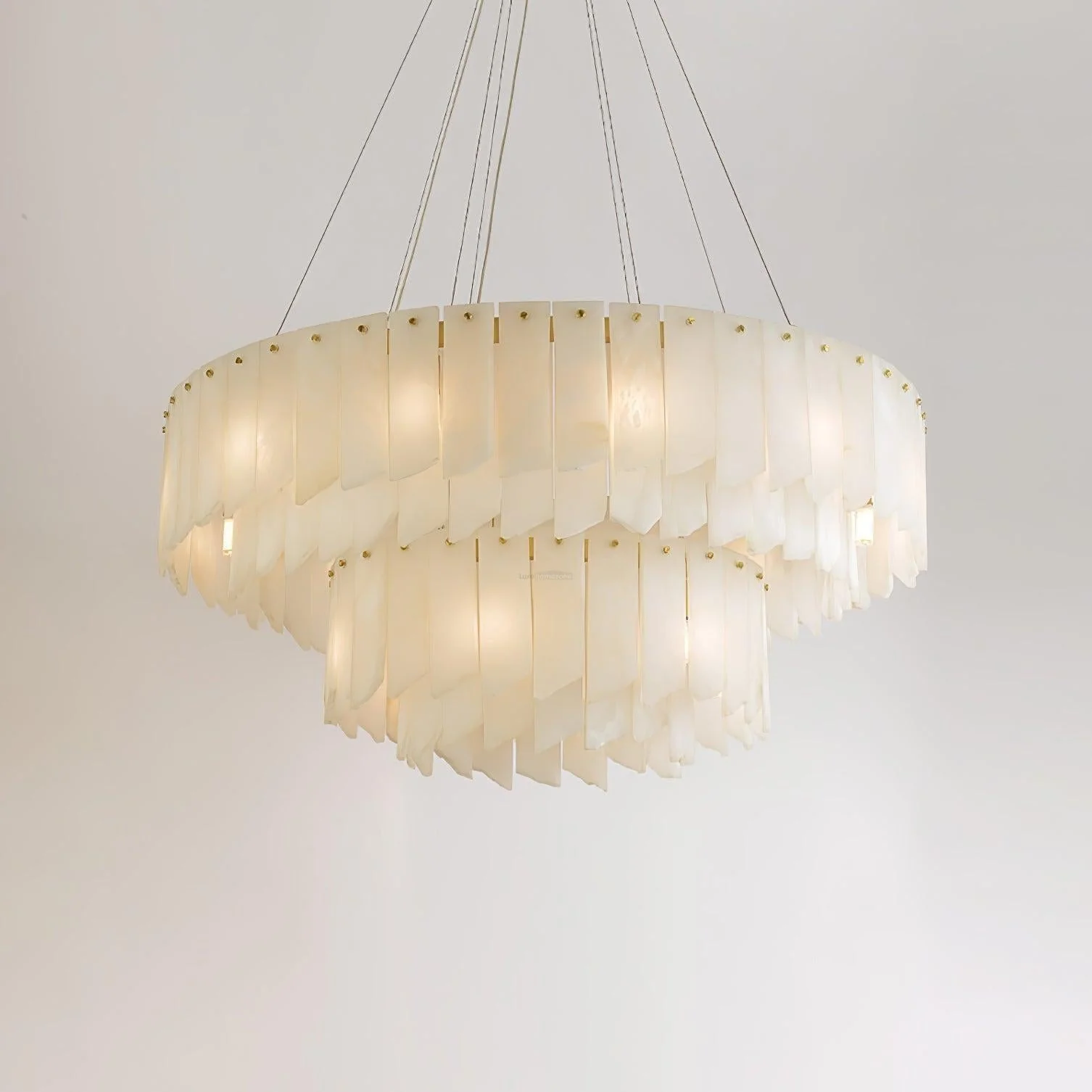 Alabaster Cascade Tiered Chandelier 27.6 - Image 13