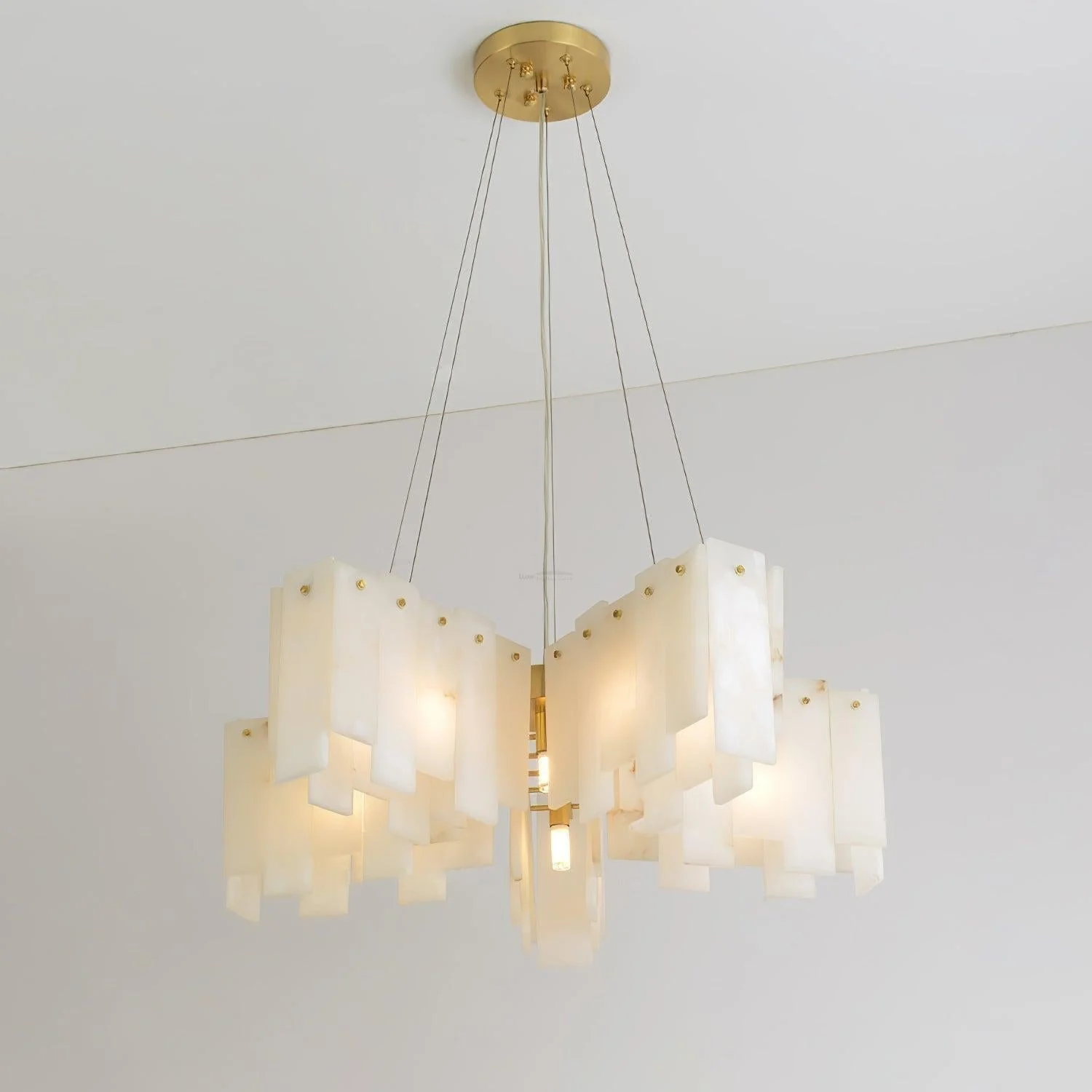 Alabaster Cascade Tiered Chandelier 27.6 - Image 16