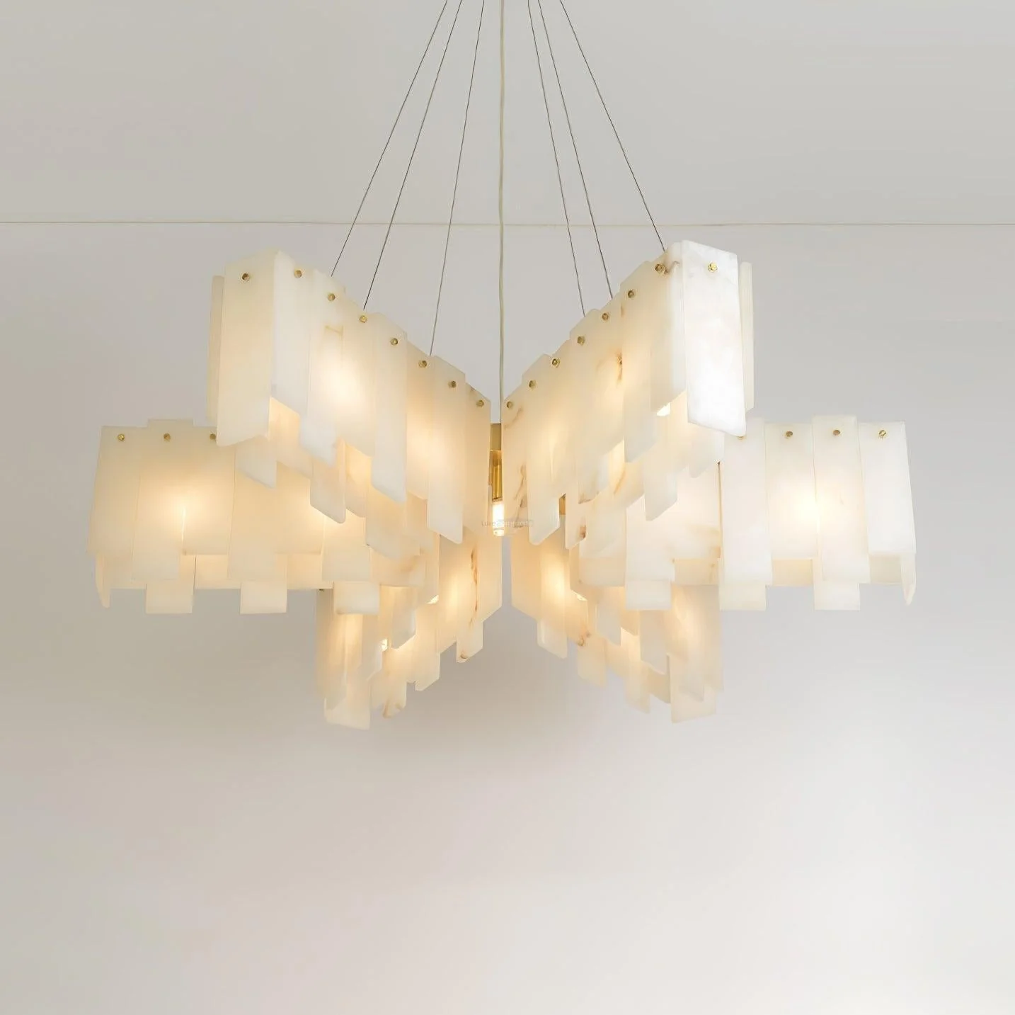 Alabaster Cascade Tiered Chandelier 27.6 - Image 23