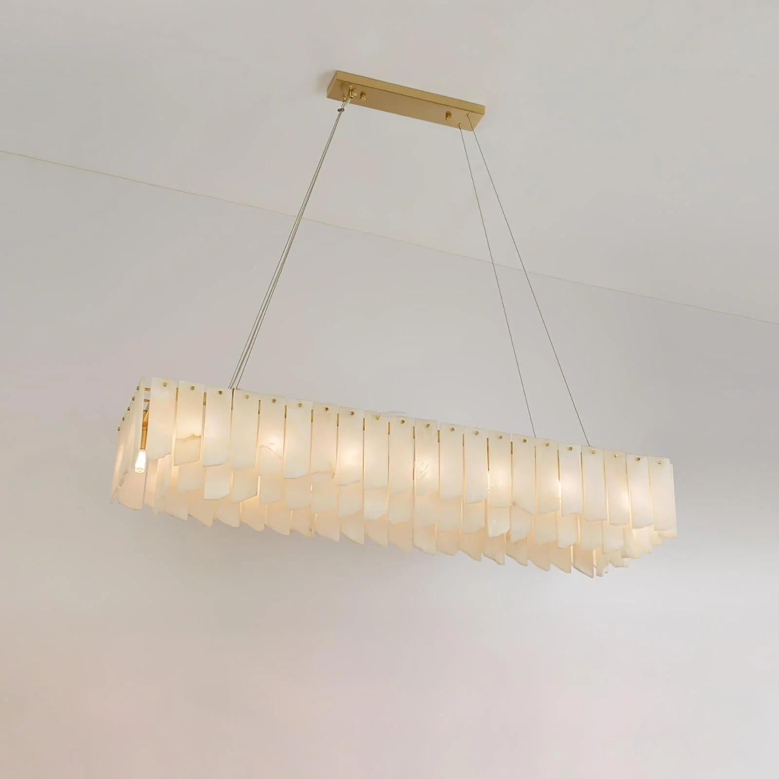 Alabaster Cascade Tiered Chandelier 27.6 - Image 8
