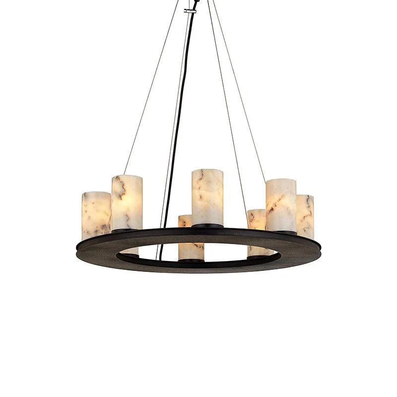 Alabaster Chandelier for Dining Table - Image 3
