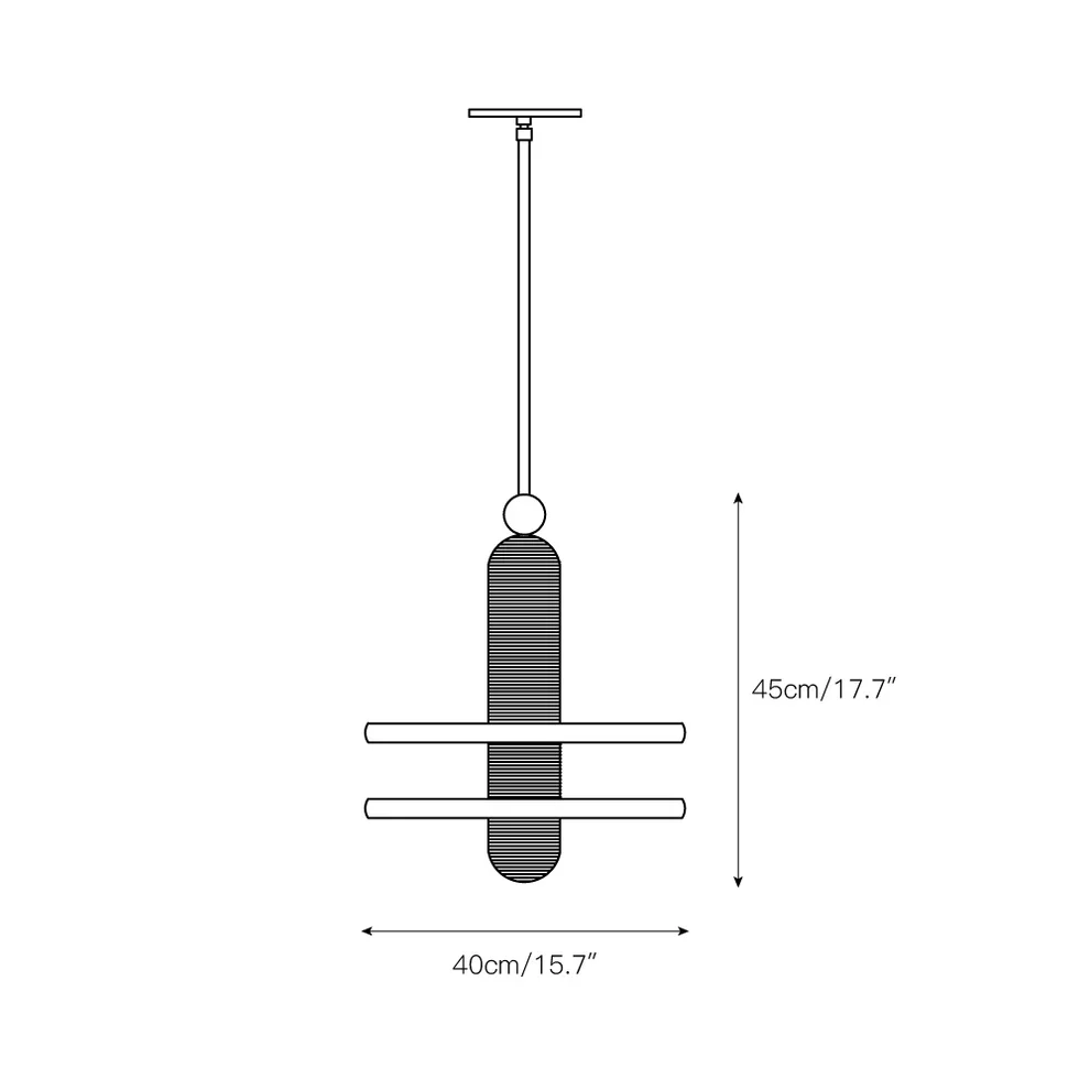 Alabaster Comet Pendant Lamp - Image 13