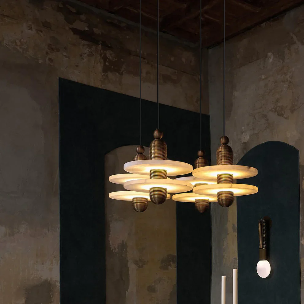 Alabaster Comet Pendant Lamp - Image 18