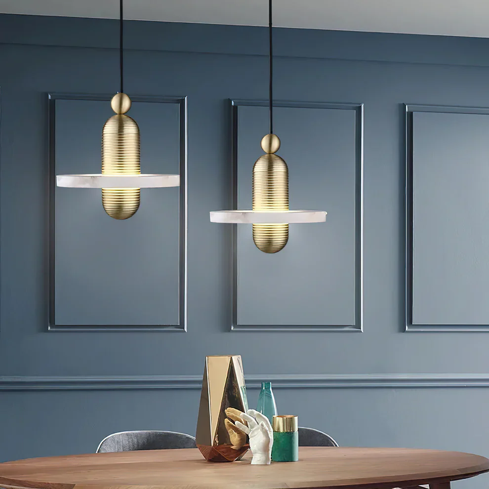 Alabaster Comet Pendant Lamp - Image 2
