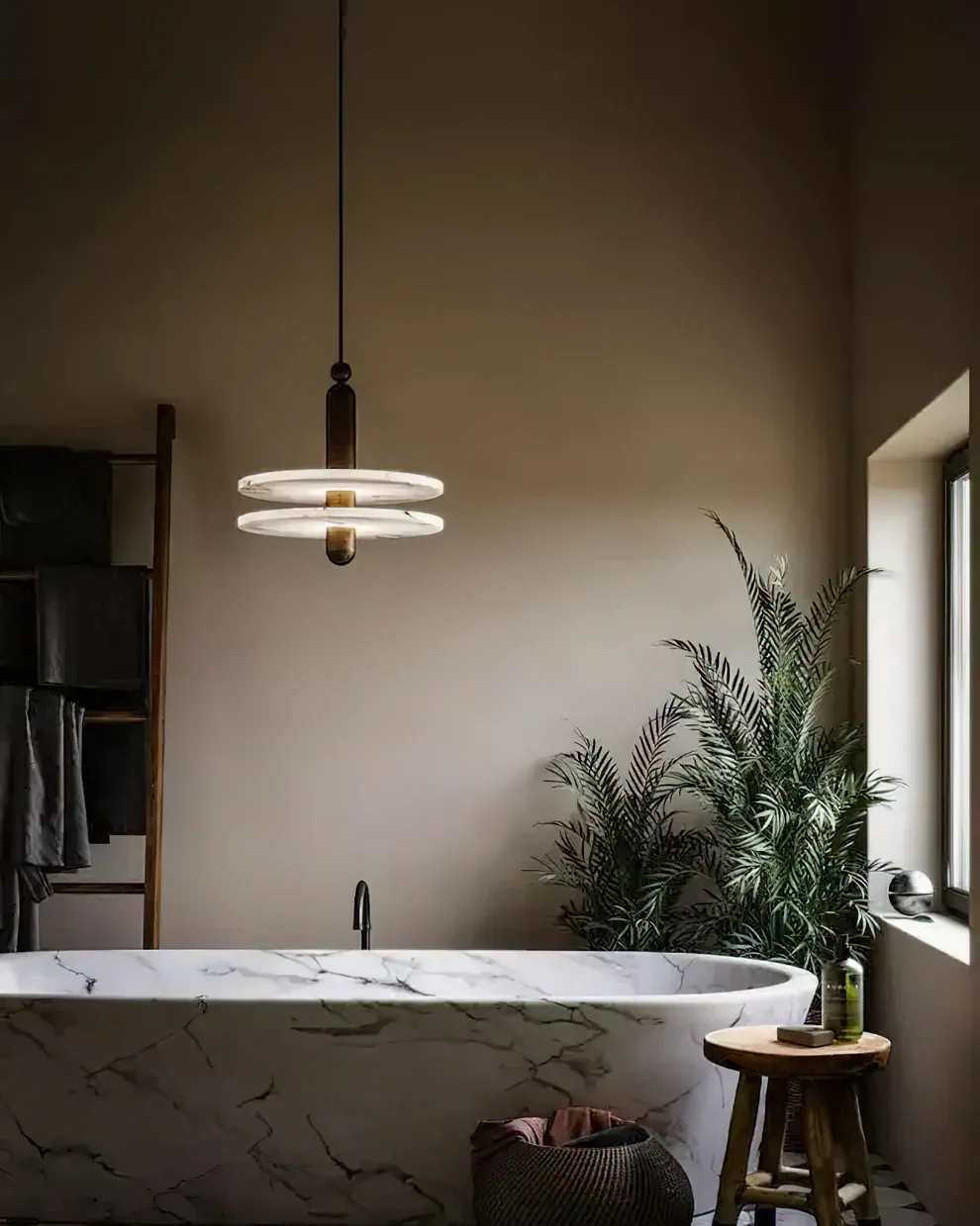 Alabaster Comet Pendant Lamp - Image 25