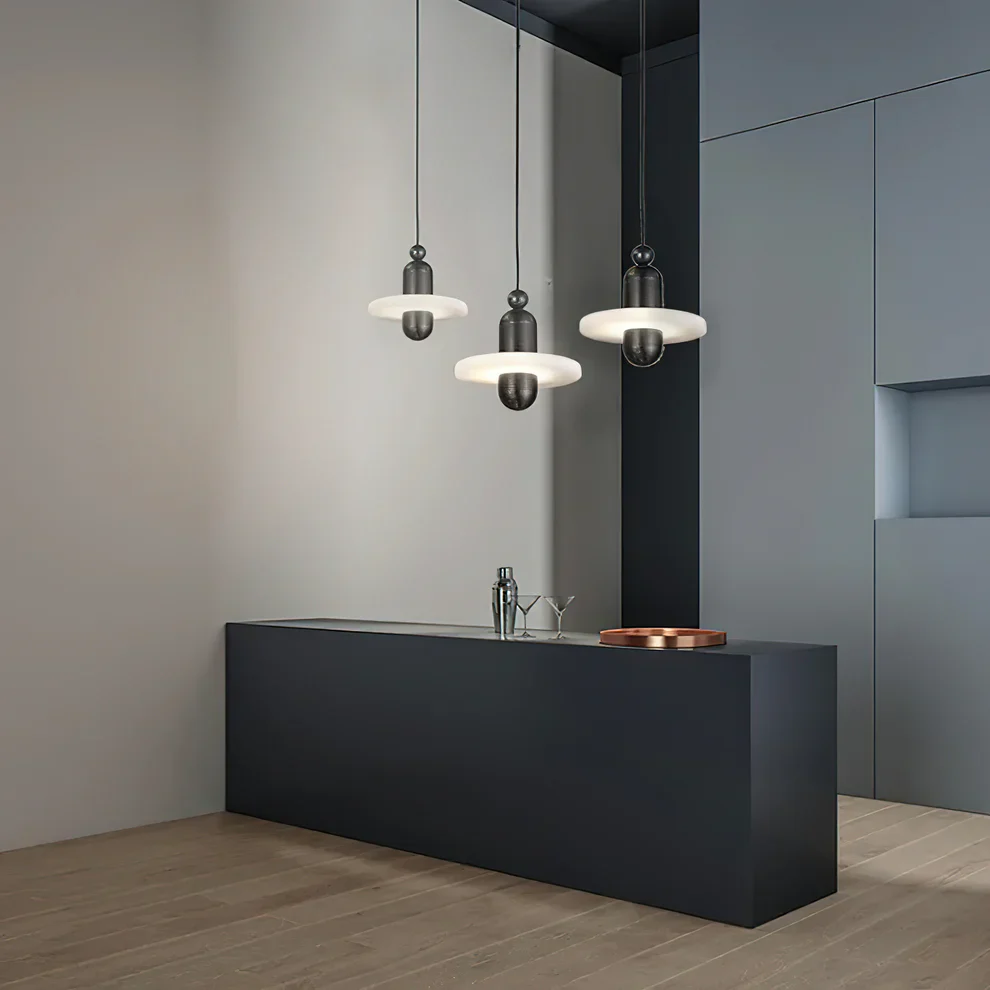 Alabaster Comet Pendant Lamp - Image 3