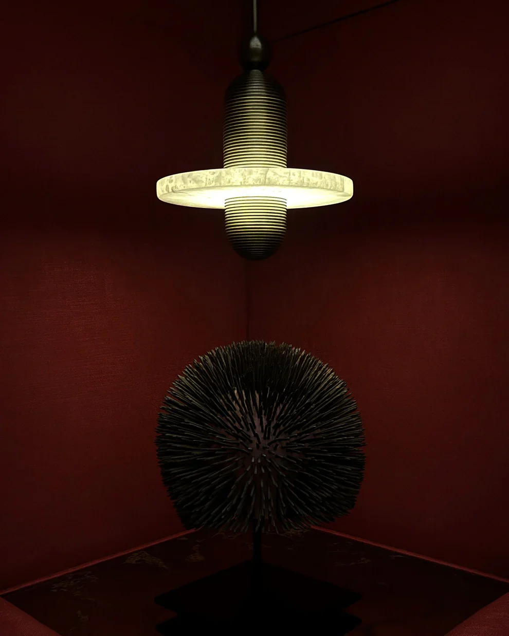 Alabaster Comet Pendant Lamp - Image 5