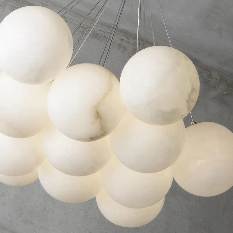 Alabaster Global Ceiling Chandelier - Image 5