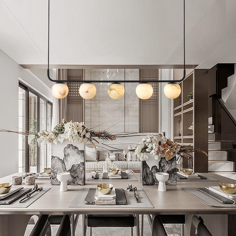 Alabaster Global Linear Pendant Chandelier - Image 3