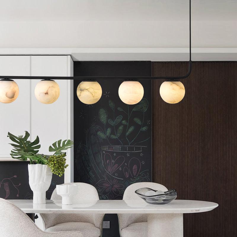 Alabaster Global Linear Pendant Chandelier - Image 4