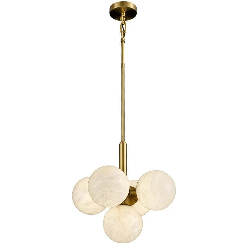 Alabaster Global Rod/Cord Pendant - Image 3