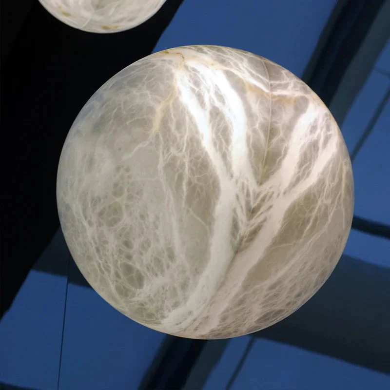 Alabaster Hemisphere Wall Sconce - Image 4