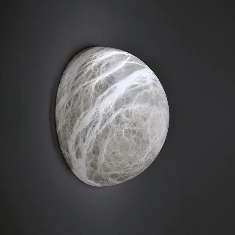 Alabaster Hemisphere Wall Sconce - Image 5