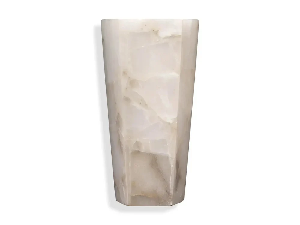 Alabaster Large Hexagonal Sconce - Image 2