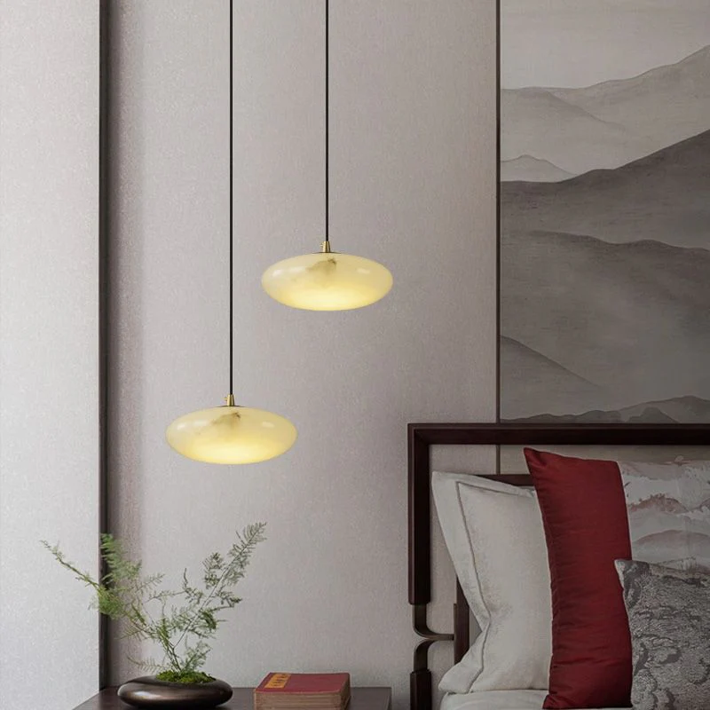 Alabaster Luxury Cloud Pendant - Image 3