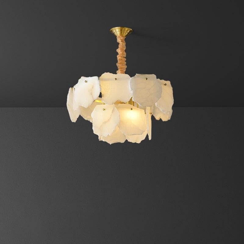 Alabaster Moira Modern Snowflake Multi-Layer Chandelier - Image 6