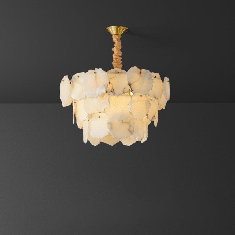 Alabaster Moira Modern Snowflake Multi-Layer Chandelier - Image 7